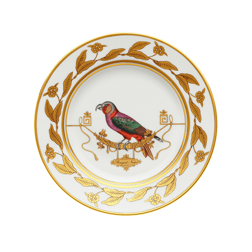 Ginori 1735 Voliere Perroquet Nestor Dessert Plate