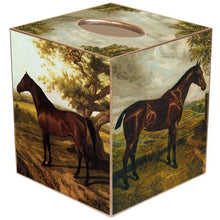 Load image into Gallery viewer, Marye-Kelley - TB220 Horses Tissue Box Cover: Paper Mache