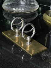 Load image into Gallery viewer, Rare Vintage Hermes Brass and Silver Desk or Bar Accessory