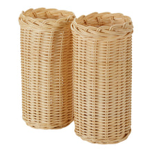 Load image into Gallery viewer, Large Wicker Drink Sleeve by Amanda Lindroth - Set of 2
