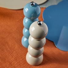 Load image into Gallery viewer, Chambray Blue Bobbin Salt or Pepper Mill Grinder by Addison Ross