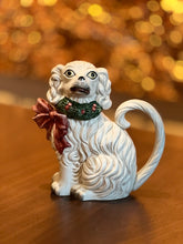 Load image into Gallery viewer, Vintage Fitz & Floyd Staffordshire Spaniel Dog Christmas Tea Pot