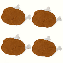 Load image into Gallery viewer, House of Gleason - Roasted Turkey Cocktail Napkins - Set of 4