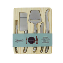 Load image into Gallery viewer, French Home - Laguiole Cheese Knife, Fork & Slicer Set, 5 Piece