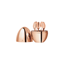 Load image into Gallery viewer, MOOD Coffee Rose Gold 6-Piece Espresso Spoon Set