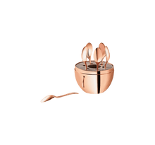 Load image into Gallery viewer, MOOD Coffee Rose Gold 6-Piece Espresso Spoon Set