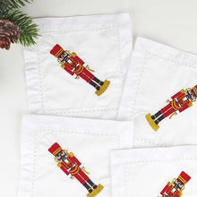 Load image into Gallery viewer, Nutcracker Embroidered Cocktail Napkin Boxed Set