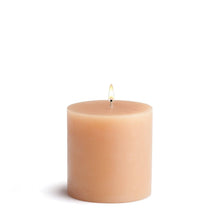Load image into Gallery viewer, ENVIRONMENT - Beeswax Pillar Candles: 3" x 6" Beeswax Orange Pillar
