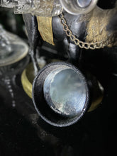 Load image into Gallery viewer, Vintage Shagreen and Silver Wine Coaster