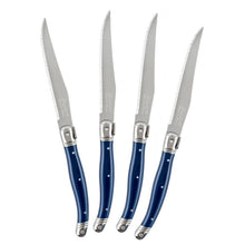 Load image into Gallery viewer, French Home - French Home Laguiole Steak Knives, Set of 4, Navy Blue