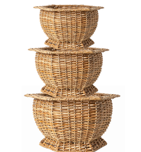Load image into Gallery viewer, The Enchanted Home - Hexagon Wicker Planter (3 Sizes): Medium