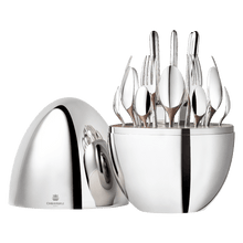 Load image into Gallery viewer, MOOD Silver-Plated 24-Piece Flatware Set
