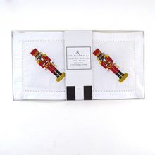 Load image into Gallery viewer, Nutcracker Embroidered Cocktail Napkin Boxed Set