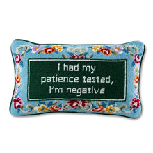 Load image into Gallery viewer, Furbish Studio - Patience Needlepoint Pillow