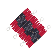 Load image into Gallery viewer, Holiday Red Dripless Taper Candles - Set of 12