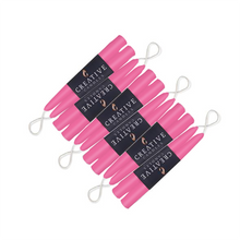 Load image into Gallery viewer, Hot Pink Dripless Taper Candles - Set of 12