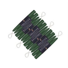Load image into Gallery viewer, Hunter Green Dripless Taper Candles - Set of 12