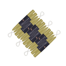 Load image into Gallery viewer, Pistachio Dripless Taper Candles - Set of 12