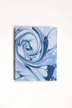 Load image into Gallery viewer, Inner Child - Hand-Marbled Picture Frame Folding Book, 4x6 in Ocean Wave