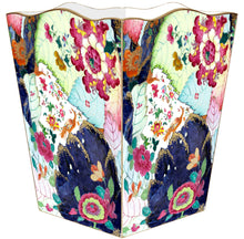 Load image into Gallery viewer, Marye-Kelley - Ancient Tobacco Leaf Wastepaper Basket: Flat Top