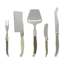Load image into Gallery viewer, French Home - Laguiole Cheese Knife, Fork & Slicer Set, 5 Piece