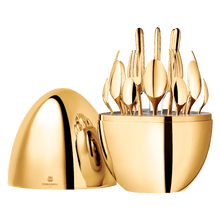 Load image into Gallery viewer, MOOD 24-Piece 24-Carat Gold Flatware Set
