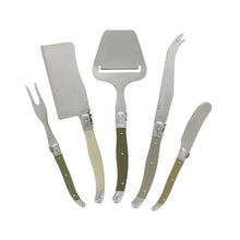 Load image into Gallery viewer, French Home - Laguiole Cheese Knife, Fork & Slicer Set, 5 Piece