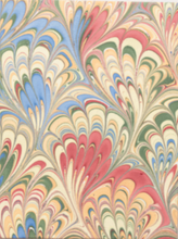 Load image into Gallery viewer, Inner Child - Hand Marbled Picture Frame Book, 4x6 in Multicolor Marbling
