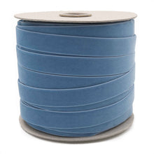 Load image into Gallery viewer, Such Good Supply - Williamsburg Blue Swiss Velvet Ribbon: 11Yard Retail Roll / 5mm