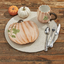 Load image into Gallery viewer, Watercolor Pumpkin Salad Plate - set of 6
