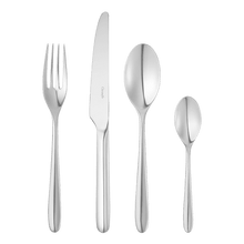 Load image into Gallery viewer, Essentiel 24-Piece Stainless Steel Flatware Set with Storage Capsule