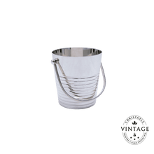 Load image into Gallery viewer, Ondulations Vintage Silvered Ice Bucket