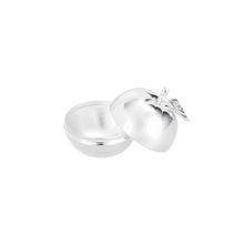Load image into Gallery viewer, Bonbonniere Silver-Plated Apple Trinket Box