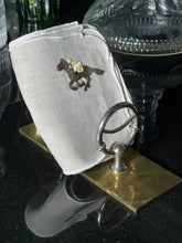 Load image into Gallery viewer, Rare Vintage Hermes Brass and Silver Desk or Bar Accessory