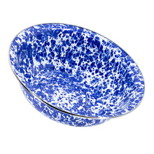 Load image into Gallery viewer, Splatterware Enamel Serving Bowl by Golden Rabbit