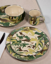 Load image into Gallery viewer, Camouflage Enamel Grande Mugs by Golden Rabbit - Set of 4
