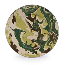 Load image into Gallery viewer, Camouflage Enamel Dinner Plates by Golden Rabbit - Set of 4