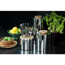 Load image into Gallery viewer, Essentiel 24-Piece Stainless Steel Flatware Set with Storage Capsule
