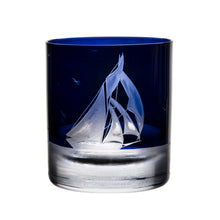 Load image into Gallery viewer, Golden Age of Yachting Double Old Fashioned Glass Set of 6 By Artel