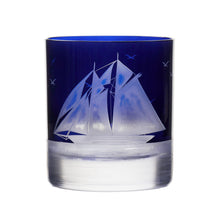 Load image into Gallery viewer, Golden Age of Yachting Double Old Fashioned Glass Set of 6 By Artel