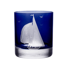 Load image into Gallery viewer, Golden Age of Yachting Double Old Fashioned Glass Set of 6 By Artel