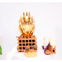 Load image into Gallery viewer, MOOD 24-Piece 24-Carat Gold Flatware Set