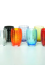 Load image into Gallery viewer, Black Perle Glass Tumbler - Set of 4 By Zafferano America