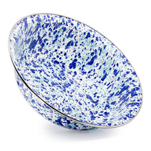 Load image into Gallery viewer, Splatterware Enamel Serving Bowl by Golden Rabbit