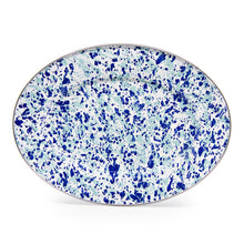 Load image into Gallery viewer, Splatterware Enamel Oval Tray by Golden Rabbit