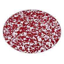 Load image into Gallery viewer, Splatterware Enamel Oval Tray by Golden Rabbit