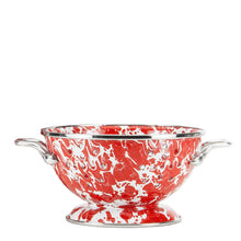 Load image into Gallery viewer, Splatterware Petite Enamel Colander by Golden Rabbit