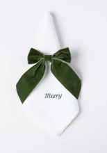 Load image into Gallery viewer, "Merry" Dinner Napkin - Set of 12 | No Reservations