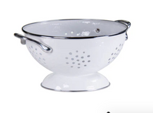 Load image into Gallery viewer, Splatterware Petite Enamel Colander by Golden Rabbit