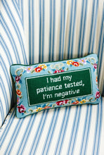 Load image into Gallery viewer, Furbish Studio - Patience Needlepoint Pillow